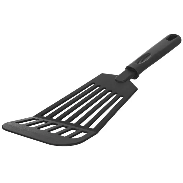 Obracečka termoplast PBT s otvory lomená 30 cm BLACKLINE