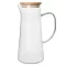Džbán borosil. sklo+víčko bambus 1,5 l