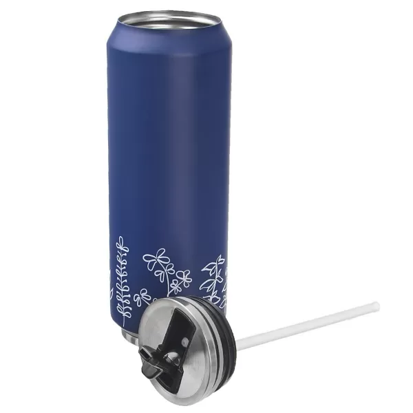 Termoska-plechovka nerez 0,7 l LOUKA modrá
