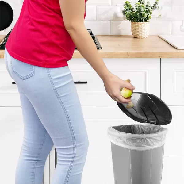 Koš odp. UH s pedálem 5,5 l šedá