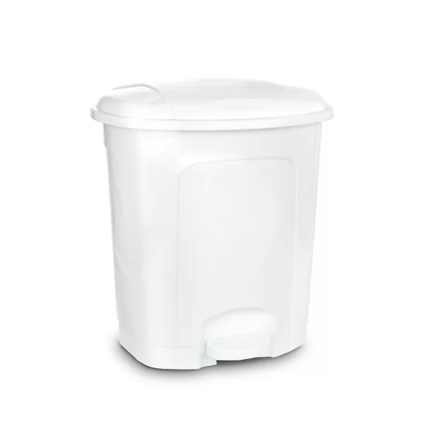 Koš odp. UH s pedálem 3 l bílá