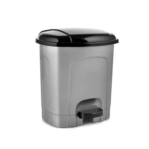 Koš odp. UH s pedálem 3 l šedá