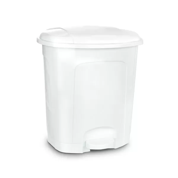 Koš odp. UH s pedálem 5,5 l bílá