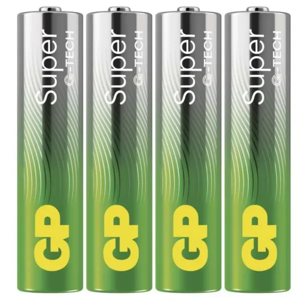 EMOS Baterie GP alkalická baterie SUPER AAA LR03 B01114 4ks/bal