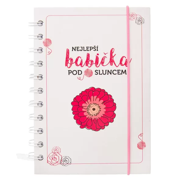 Zápisník krouž. vazba NEJLEPŠÍ BABIČKA