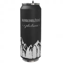 Termoska-plechovka nerez 0,7 l hory CZ