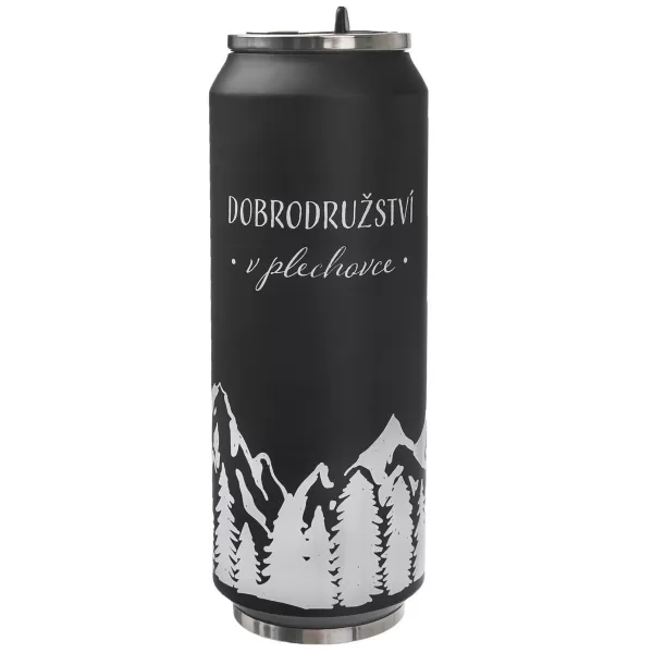 Termoska-plechovka nerez 0,7 l hory CZ