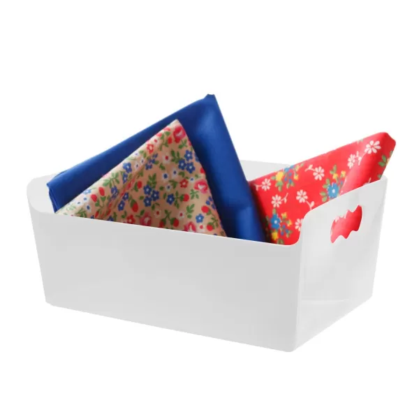 Košík UH organizér Tibox 23,5x18x10,5 cm bílá