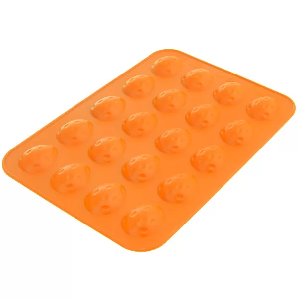 Forma silikon ořechy 20 oranžová