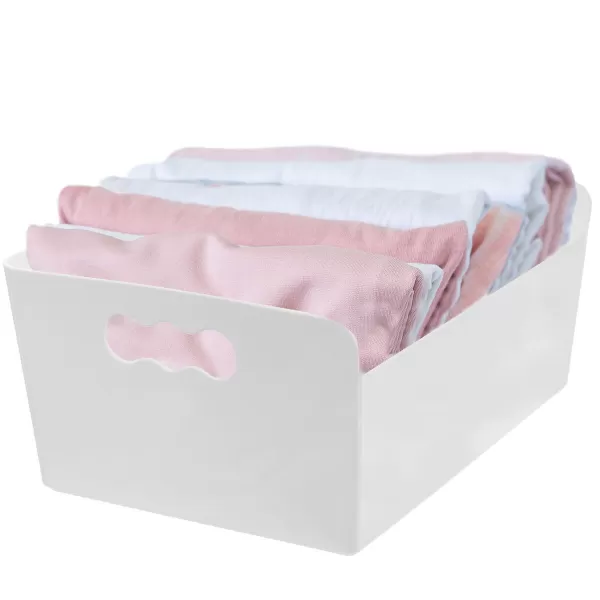 Košík UH organizér Tibox 32,5x25x14 cm bílá