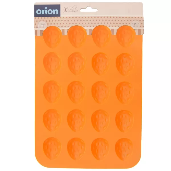 Forma silikon ořechy 20 oranžová