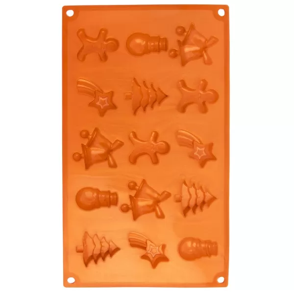 Forma silikon Vánoce 15 oranžová