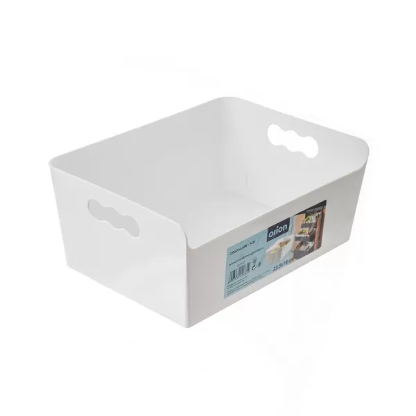 Košík UH organizér Tibox 23,5x18x10,5 cm bílá