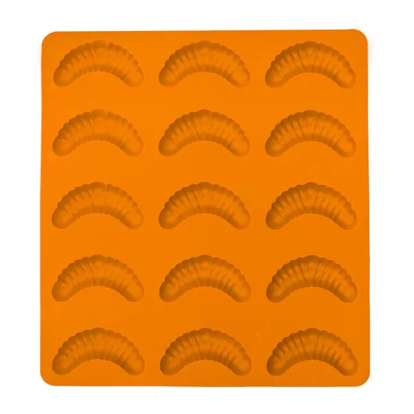 Forma silikon rohlíčky 15 oranžová