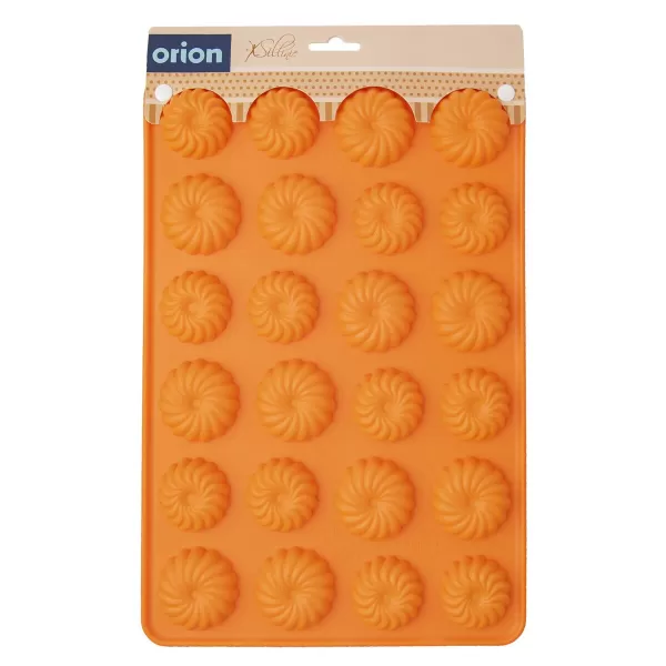 Forma silikon věnečky 24 oranžová