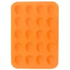 Forma silikon ořechy 20 oranžová