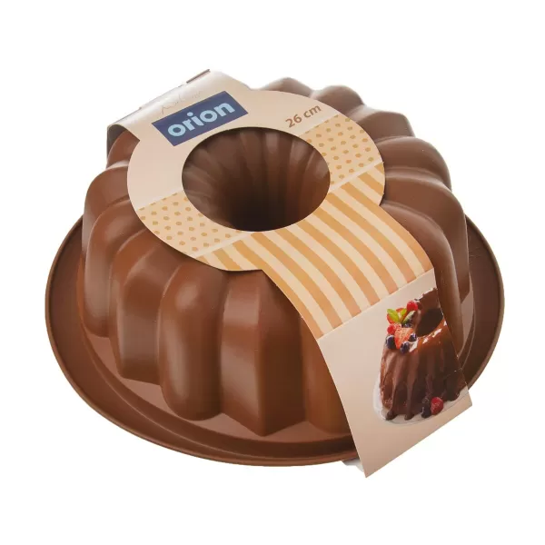 Forma silikon bábovka pr. 26 cm hnědá