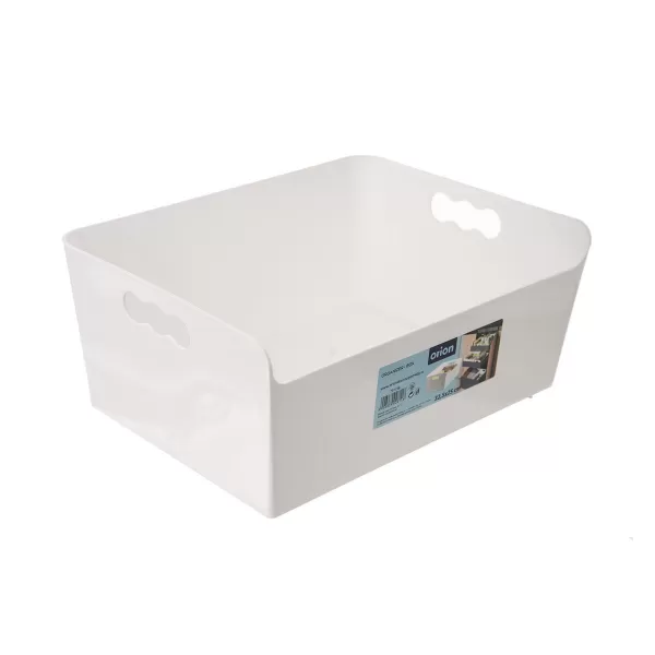 Košík UH organizér Tibox 32,5x25x14 cm bílá