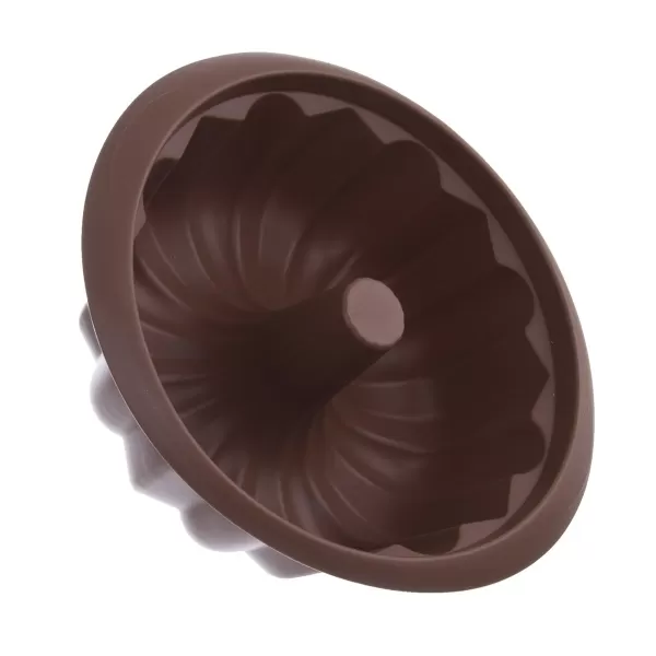 Forma silikon bábovka pr. 26 cm hnědá