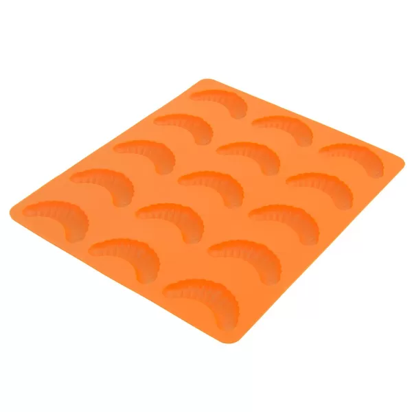 Forma silikon rohlíčky 15 oranžová
