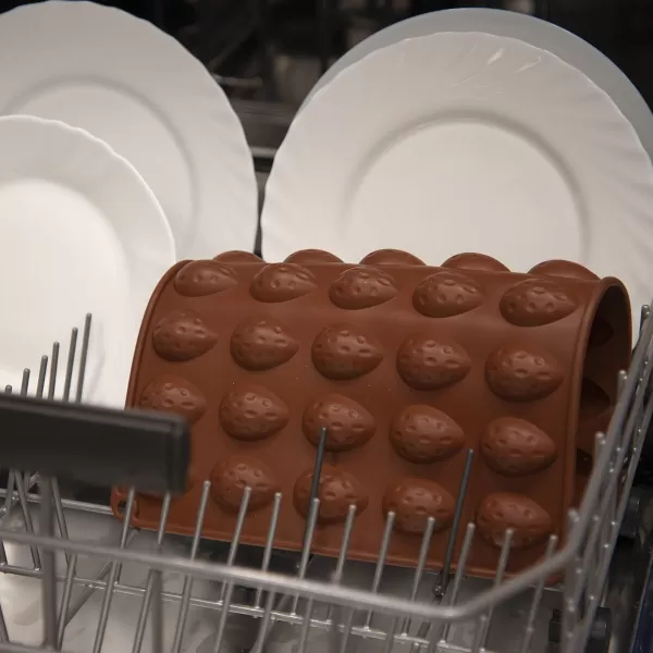 Forma silikon ořechy 40 hnědá