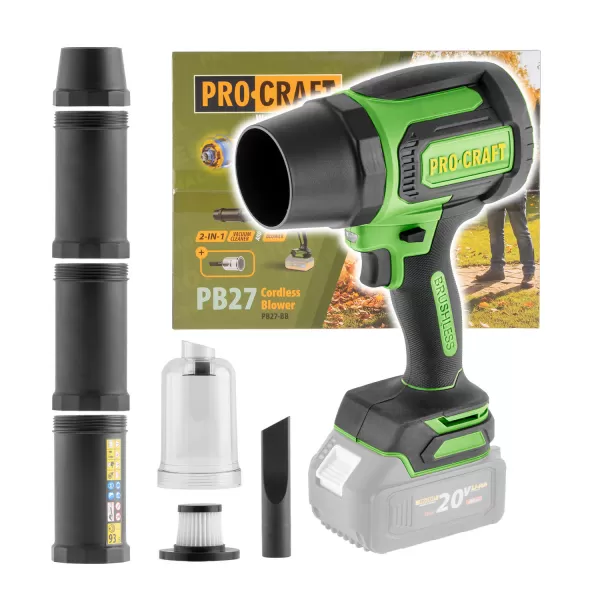 PROCRAFT Aku fukar/vysavač listí PB27bb ( bez baterie a nabíječky )
