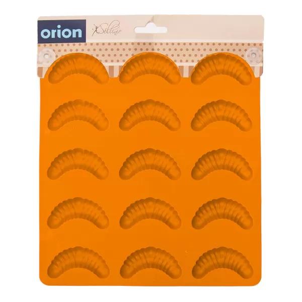 Forma silikon rohlíčky 15 oranžová
