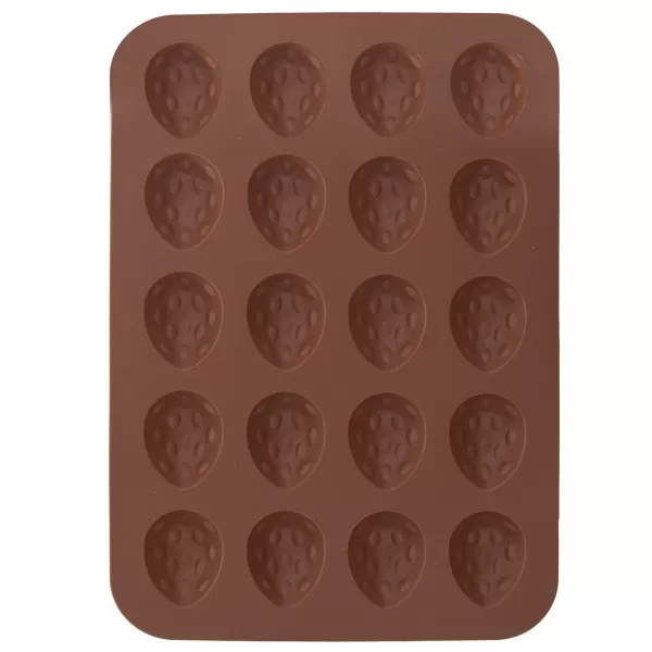 Forma silikon ořechy 20 hnědá