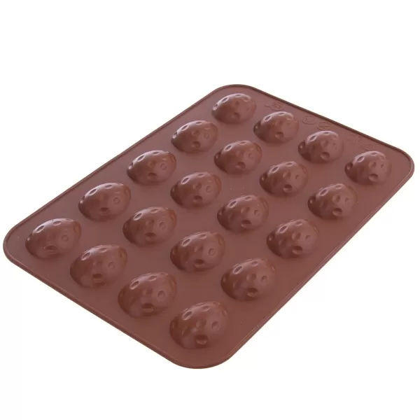 Forma silikon ořechy 20 hnědá