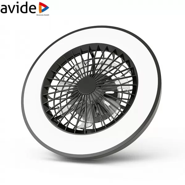 NIPEKO Stropní ventilátor WHITNEY 48W černý