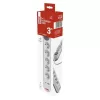 EMOS PRODLUŽKA 5Z 3M S VYP. 1,5MM + USB A+C FAST CHARGING P1513PD