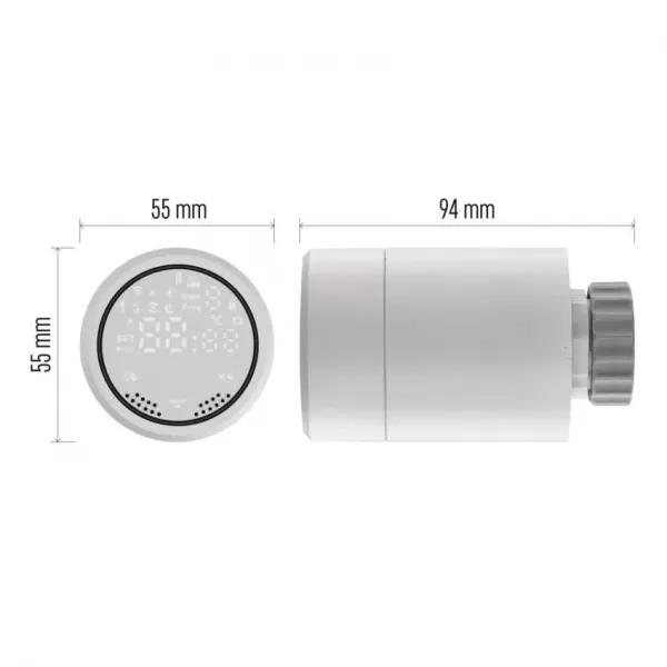 EMOS GOSMART Digitální termostatická hlavice P5630S
