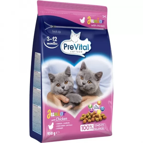 JUKO Prevital granule kočka Junior kuře 0,95kg 3-12 měsíců