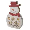 EMOS 5LED XMAS WOOD SNOWMAN 2AA T WW DCWW07