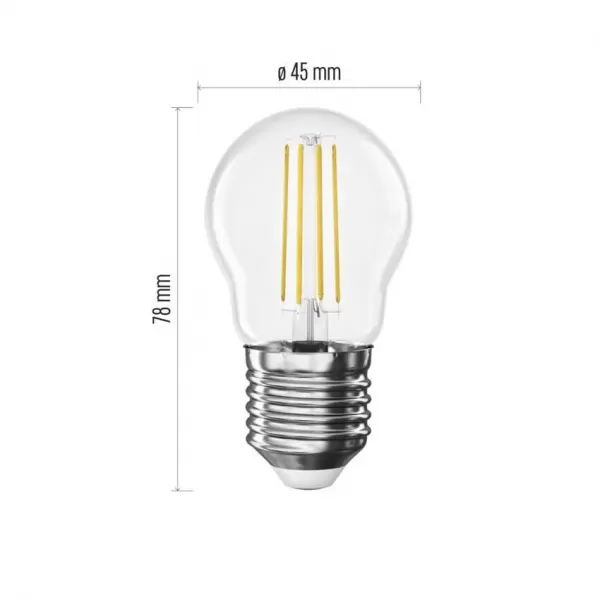 EMOS LED FLM MINI GLOBE 3,4W(40W) 470lm E27 WW(ZF6D22)