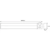 NIPEKO Svítidlo noční USB dobíjení 30cm