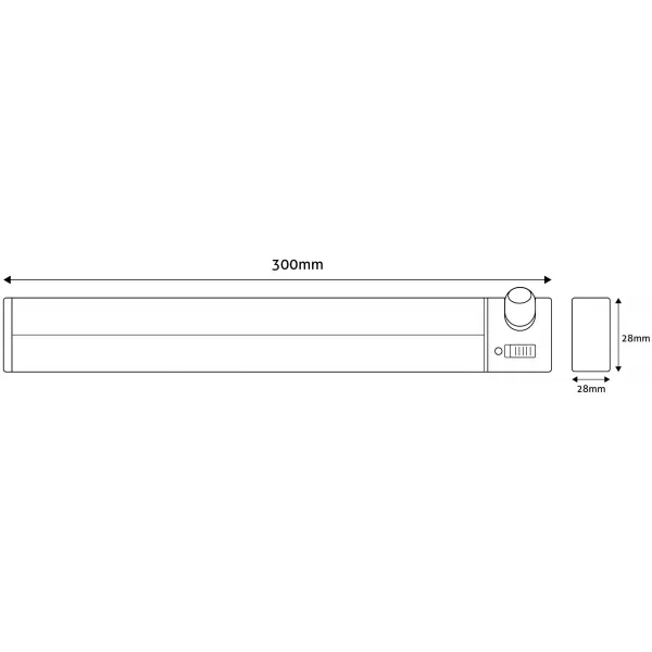 NIPEKO Svítidlo noční USB dobíjení 30cm
