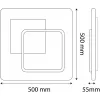 NIPEKO Svítidlo LED ZEN dřevo 75W 4774Lm