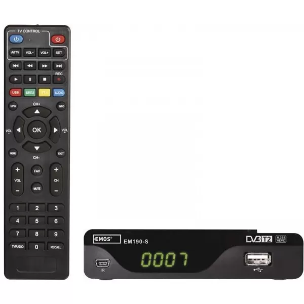 EMOS Set-top box DVB-T2 EM190-S HD /J6014/