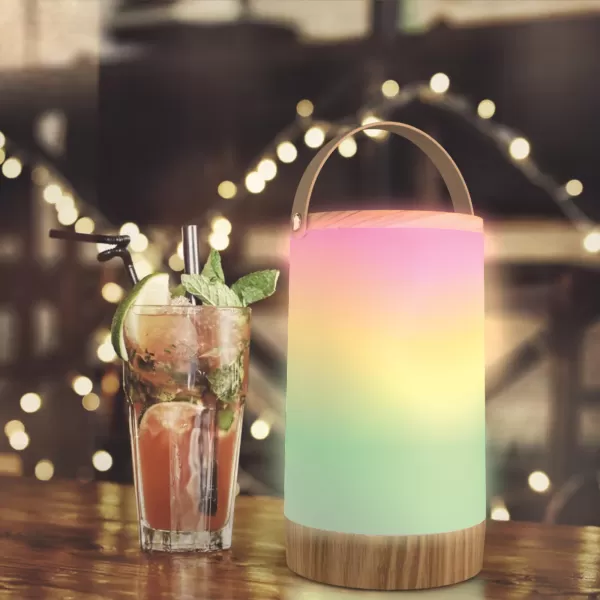 NIPEKO Lampa stolní přenosná RGB+W