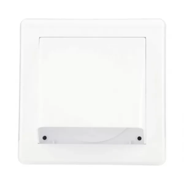 Mřížka větrací gravitační - klapka VM GK 175x175 bílá