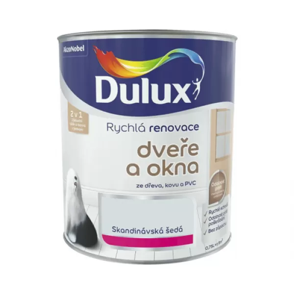 DU RENOV Dveře a Okna skandi šedá 0,75