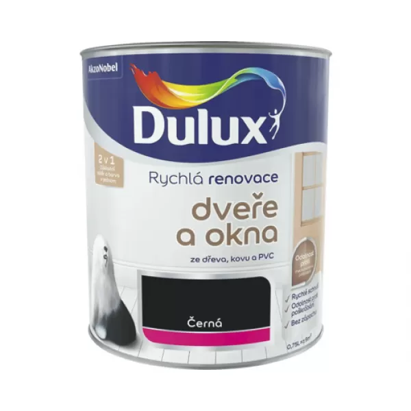 DU RENOV Dveře a Okna černá 0,75