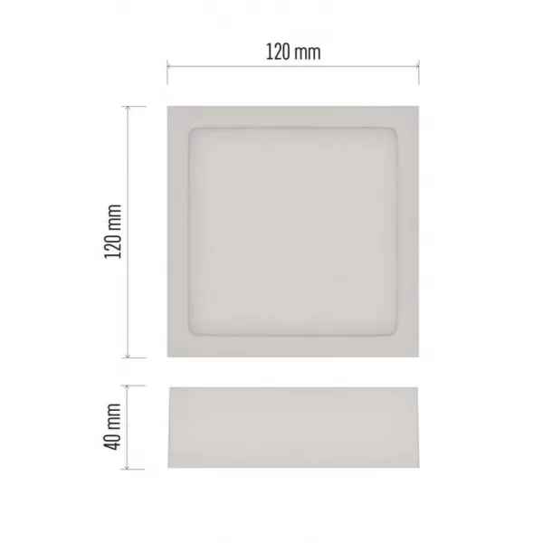 EMOS LED panel NEXXO př. čtv. 7,6W (ZM6125)