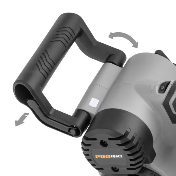 PROCRAFT Aku válcová (satinovací) bruska Industrial BM100A (bez baterie a nabíječky)