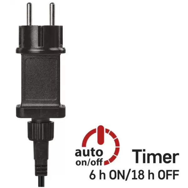 EMOS 96LED 10M IP44 TIMER RC RGB D4AA02