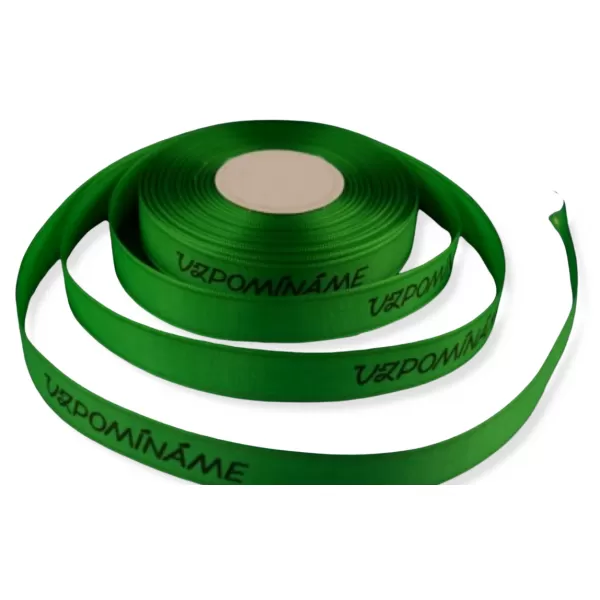 Dekorace - Stuha Vzpomínáme 2cm/50m