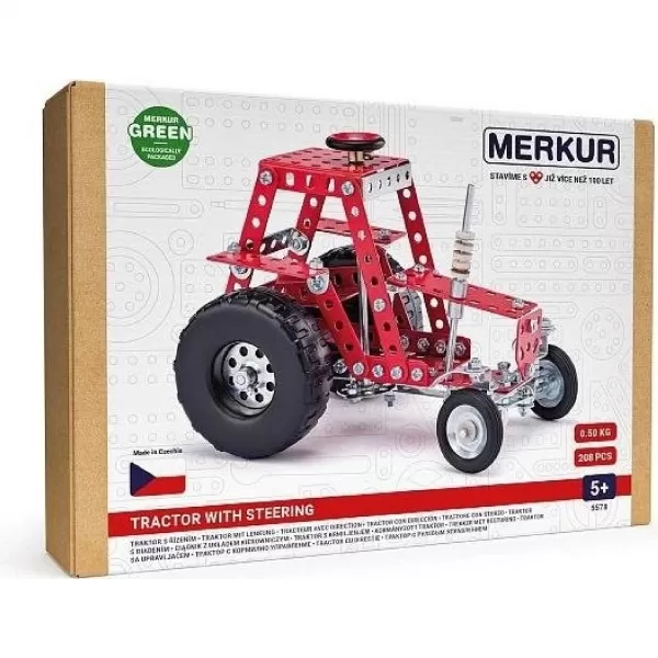 Merkur 057 - traktor s řízením 205 dílů