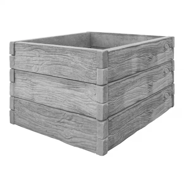 BEVES deska betonová ZÁHON DŘEVO 100cm šedá (18ks/pal.)