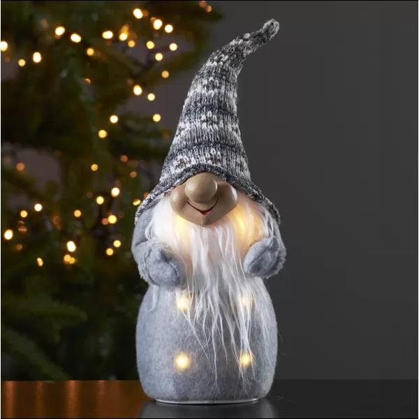 NIPEKO Dekorační skřítek LED 40cm